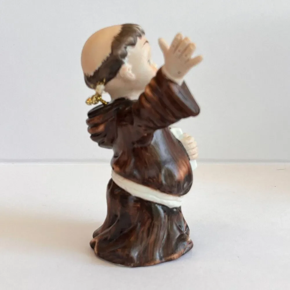 Vintage Monk or Friar Bell Porcelain Enesco?